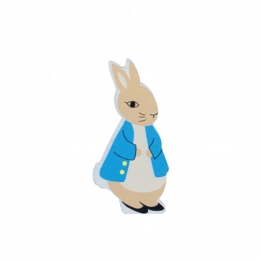 Wooden Peter Rabbit character 