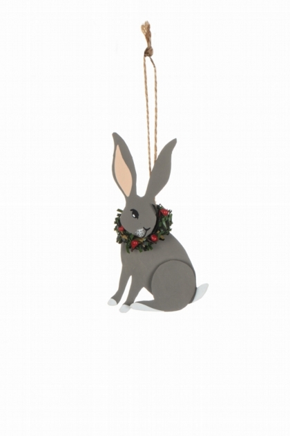 Hare with Wreath Ornament