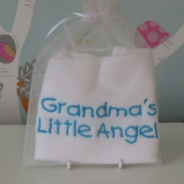 Grandma's Little Angel Bib