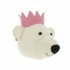 Mini Bear Head - Pink Crown