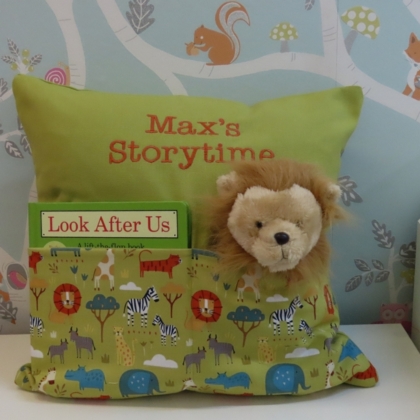 Safari Storytime Cushion