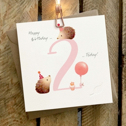 Two Today (Pink) - Card