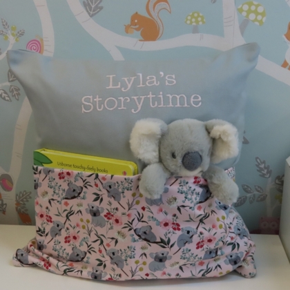 Koala Floral Storytime Cushion