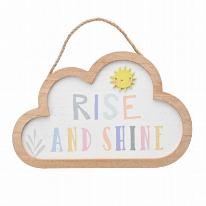Rise & Shine Cloud Plaque