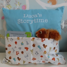 Scattered Woodland Storytime Cushion