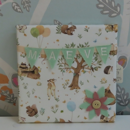 Woodland Party Mini Bunting Board