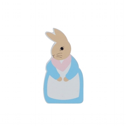 Wooden Mrs Rabbit character