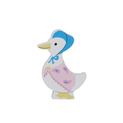 Wooden Jemima Puddle-Duck character 
