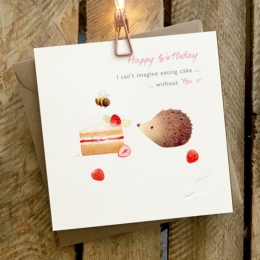 Can't imagine eating cake without you - Card