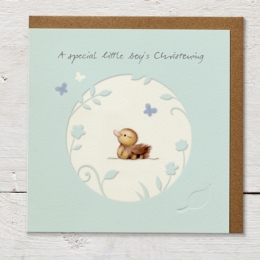 A special little boy's Christening - Card