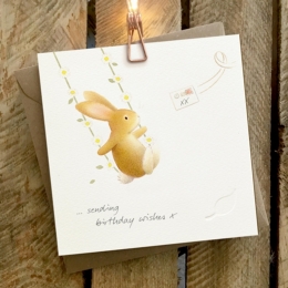 Bunny Birthday Wishes - Card