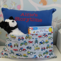 Tractor Storytime Cushion