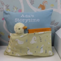 Duckling (Blue) Storytime Cushion