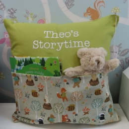Ramble & Bramble (Green) Storytime Cushion