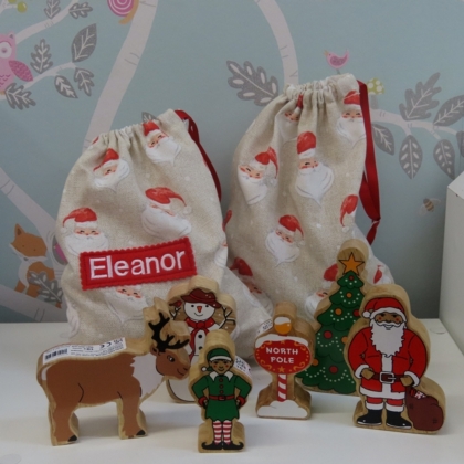 Christmas Wooden Characters Set