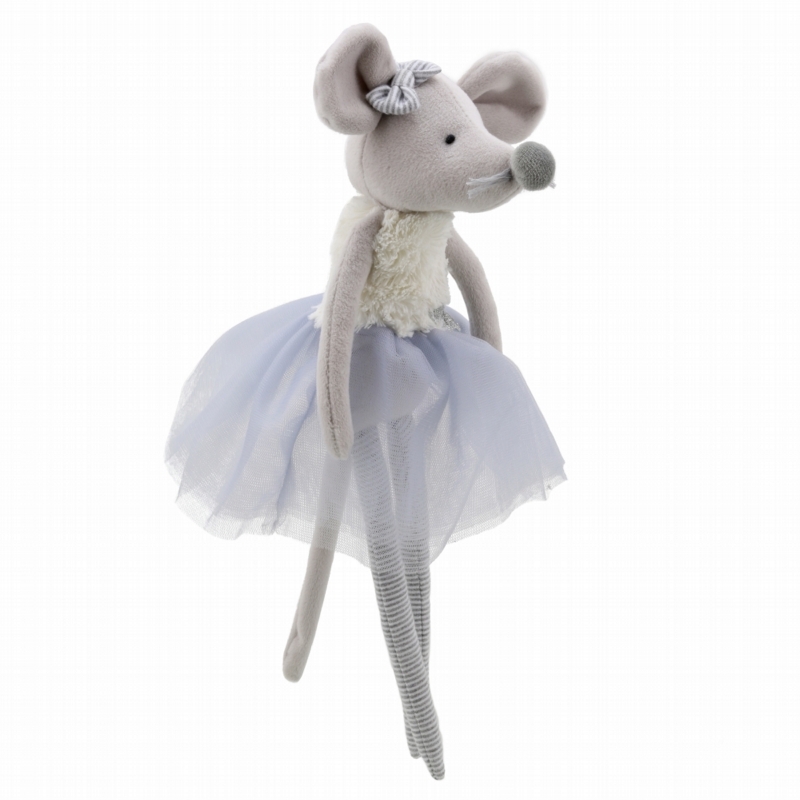Wilberry Dancers Grey Mouse, WL-DN-GM, Wilberry Dancers | Personalised  Gifts | The Fabric Bug