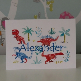 Dinosaurs Galore Card