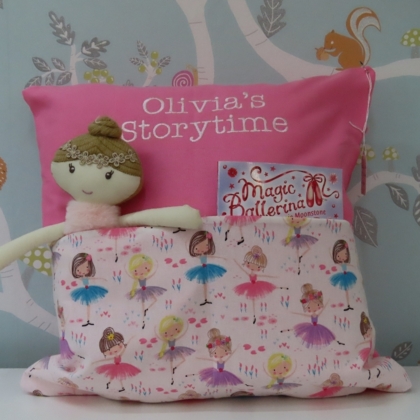 Ballerina Storytime Cushion