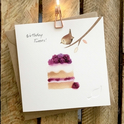 Birthday Tweets - Card