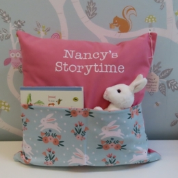 Bunny & Blooms Storytime Cushion