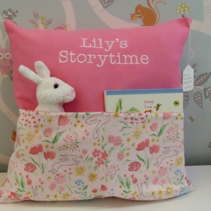 Bunny Meadow Storytime Cushion